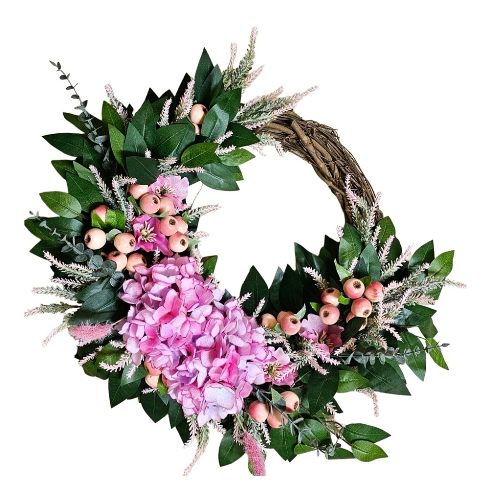 Pink Spring Wreath - Picture 4 of 9